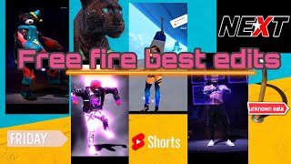 Free fire Best edits in 2023 | Ff edit video | free fire editing video|