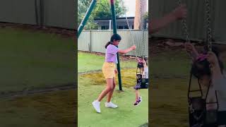 How to swing#kids playing in park