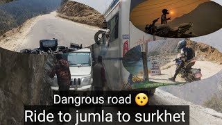 Ride to jumla to surkhet || dangerous road of Nepal😮