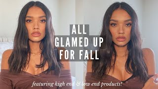 FULL GLAM MAKEUP FOR FALL 2020 ft. DRUGSTORE + HIGH END PRODUCTS | NICOLE ELISE