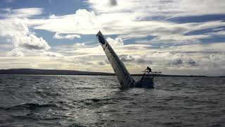 Skiffs off the beach   Poole 2017 DAY 2