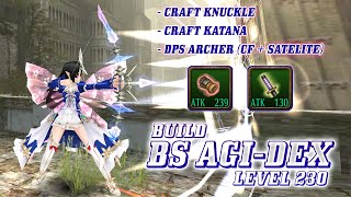 Build BS AGI-DEX Semi DPS Archer (CF Satelite) - Craft Knuckles & Katana