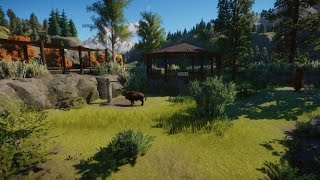 Hawk Ridge Animal Park Ep. 2 - Bison & Pronghorn Habitat | Planet Zoo