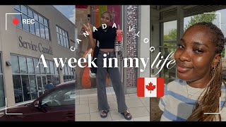 CANADA LIVING #1 🇨🇦 | Getting my SIN and SIM CARD | Trying SUSHI for the first time | ANITA_EK