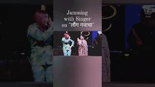 Anchor Jamming with Singer on "लौंग गवाचा" #anchoring #entertainment