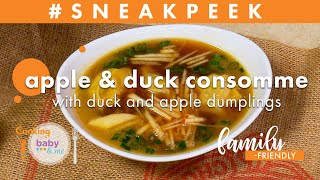 Apple and Duck Consomme with Duck and Apple Dumplings | Chef Patrick Feury | Sneak Peek