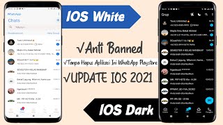 CARA MENGUBAH TAMPILAN WHATSAPP ANDROID MENJADI IPHONE  TANPA HAPUS WHATSAPP ASLI | 2021