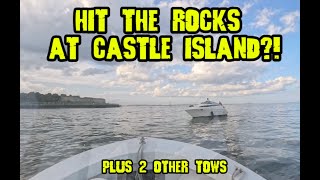 HIT THE ROCKS AT CASTLE ISLAND - PLUS 2 OTHER TOWS