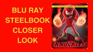 Knuckles Blu Ray Steelbook Closer Look