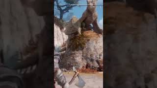 GOD OF WAR RAGNAROK  - COMO ACORDAR O DRAGÃO DE PEDRA EM  SVARTALFHEIM #SHORTS