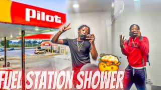 Life Of A Young Truck Driver | First Time Shower At Pilot Fuel Station