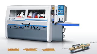 4 spindle model economical four side moulder