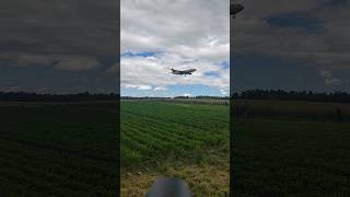 Delta Airbus A330 landing at Zurich Airport