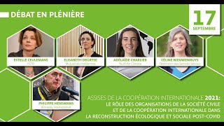 Rôle des organisations de la société civile & de la coopération internationale - Assises 2021 (VI)