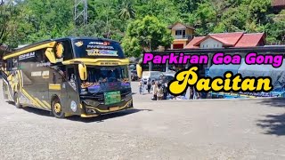 Hunting Bus Pariwisata di Parkiran Wisata Goa Gong Pacitan ❗❗