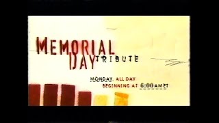 TCM Memorial Day 2007 Tribute commercial