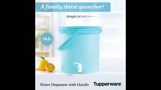 Tupperware water dispenser 14.5 ltr