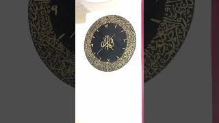 #clock #calligraphywallclock #sulscalligraphy #goldleaf #aytulkursi