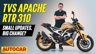 TVS Apache RTR 310 - Small updates look to make a big change | Road Test | @autocarindia1