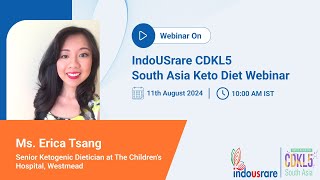 Keto Diet In CDKL5 & Other Epilepsies: Webinar By IndoUSrare and CDKL5 South Asia