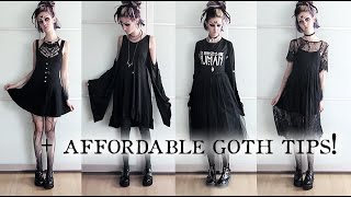 4 GOTH OUTFITS BELOW €50