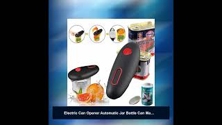 Electric Can Opener Automatic Jar Bottle Can Machine One Touch Portable Kitchen Hand Free Opening...