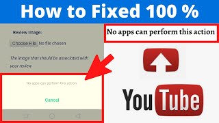 Fixed - "No apps can perform this action" - Android Phone Fixed - How To Fix No apps can perform