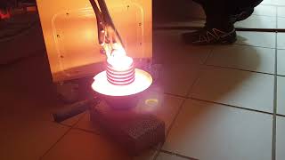 40kW induction heating test