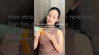 Is Aloe Vera Good For Removing Sun Tan? #shorts #youtube #skincare #tips #beauty #diy #hacks #SHERY