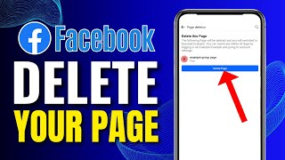 How to Delete Facebook Page - iPhone & Android 2024 - Permanently Delete Facebook Page