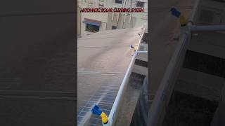 Automatic solar panels cleaning systems