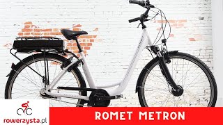 Romet metron - klasyczny rower miejski z napędem elektrycznym