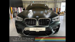 [BMW X3] Matte Green Black Silk (HM07)