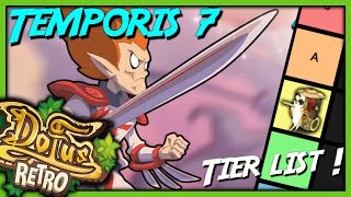 Temporis Dofus Retro ! - La Tier List (Version courte)