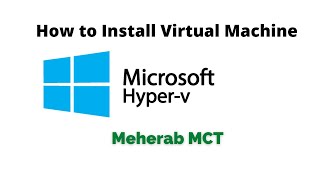 How to create a Virtual machine & Install operating system