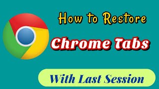 How to Reopen Chrome with Same Tabs  #Shorts