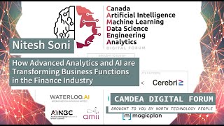 Nitesh Soni @ Scotiabank, Advanced Analytics and AI Transforming Business Functions in the Finance