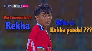 Rekha vs syria-iraq-palestine-lebanon-jordan| nepali best women’s forward| skillfull player|