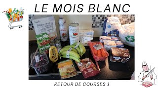 [MOIS BLANC] Premier retour de courses !