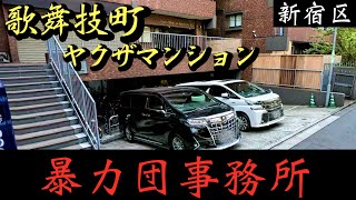 歌舞伎町ヤクザマンション・住吉会幸平一家「加藤連合会」「堺組」暴力団事務所前のアルファード #shorts #ヤクザ #暴力団 #yakuza