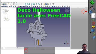 Tutoriel FreeCAD : Créer une décoration de maison d'Halloween (Modélisation 3D facile)