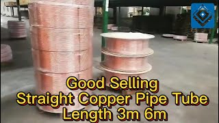 Good Selling Straight Copper Pipe Tube Length 3m 6m