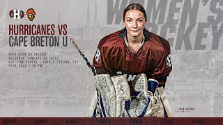 ACHA Women's Hockey | Hurricanes vs Cape Breton (Jan. 28, 2023)