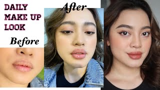 Daily Make Up Look , tâm sự về tiêm môi 💋💋💋