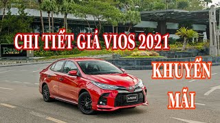 Chi tiết giá Toyota Vios 2021| tăng option, giá tăng nhẹ, mua bản cũ hay mua bản mới