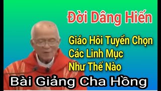 Đời Dâng Hiến Giáo Hội Tuyển Chọn Các Linh Mục Như Thế Nào,  Bài Giảng Cha Hồng