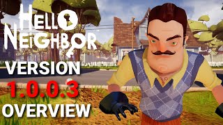 Hello Neighbor Version 1.0.0.3 (Pre-Release) Overview