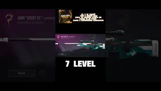 AWM по уровням #shorts #tiktok #2023 #реки #рекомендации #топ #AWM #стандофф2 #standoff2 #со2 #голда