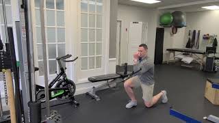 Split Squat w/ Contralateral Zercher Hold