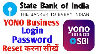 Reset YONO business Login Password